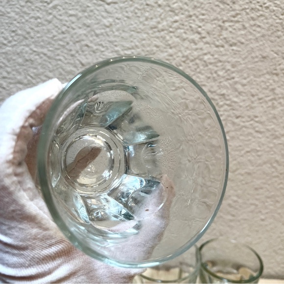 3 clear glasses- heavy bottom. Great for liquor & booze: scotch-whiskey-baileys. - Picture 10 of 12